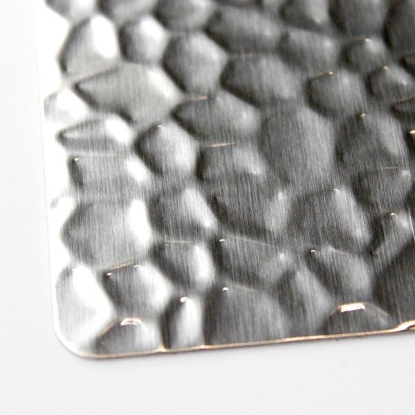 PVD Silver Color 2B Brushed Finish Honeycomb Metal Panel 304 Textured Stainless Steel Sheets