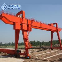 10T MG Type Double Girder Gantry Crane A8 35m Cab Control Trolley Operation