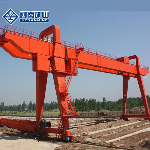 10T MG Type Double Girder Gantry Crane A8 35m Cab Control Trolley Operation