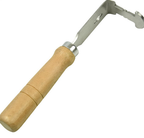 Décapant en acier plaqué de vue de ruche d'équipement de ruche d'abeille avec la poignée en bois pour le nettoyage