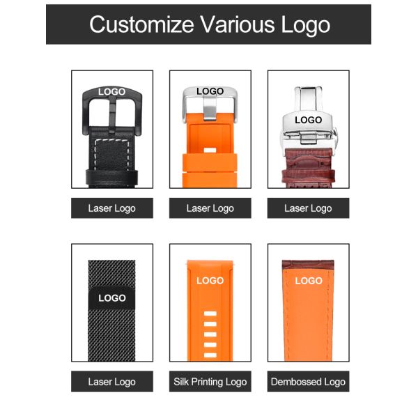 SHX-782 Solid Color Elbow Silicone Watch Strap · Logo Customizable | OEM/ODM - China Wholesaler