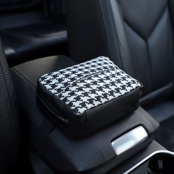 Wholesale PVC Houndstooth Printed Faux Leather Fabric for Decorative Bag Phone Shell Table Mat Sofa Cover Craft Projects