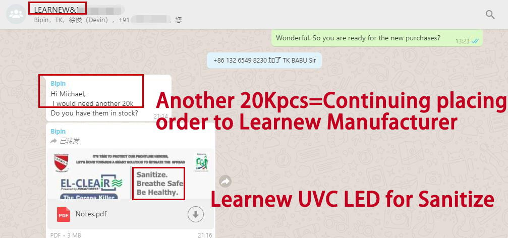 Обломоки СИД источника SMD 3535 очистителя воздуха UVC с током напряжения 5-7V Germicial 20-25mW