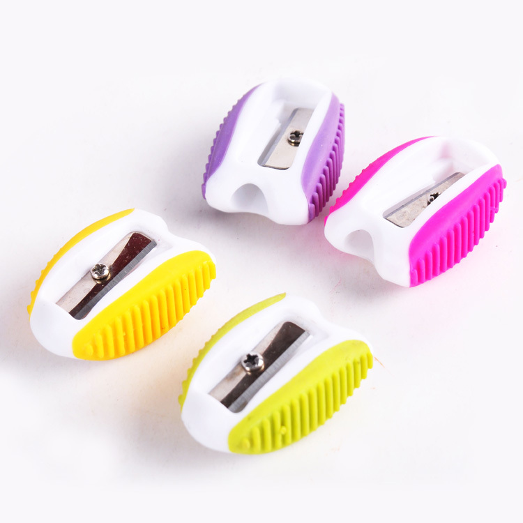 Single Hole Plastic Novelty Promotional School and Office Pencil Sharpener