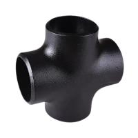 Acessórios para tubos de aço sem costura ASTM A234 WPB ASME/ANSI B16.9 S Butt Welding Cross