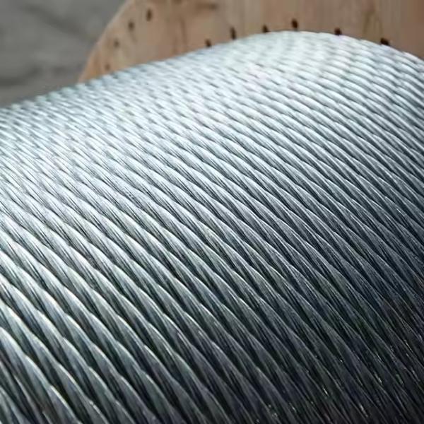 1/8 to 5/8 ASTM a 475 Standard 1X19/1X7 Galvanized Steel Wire Strand for Guy Wire Stay Wire Alloy Or Not Non-Alloy