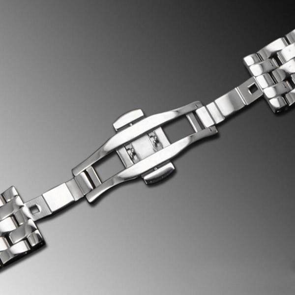 Stainless Steel WatchBand Men's Bracelet for Watches Ladies Wristwatches Butterfly Buckle 18 20 22mm Watch Strap