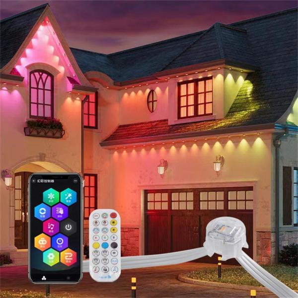 20mm RGBW LED Eaves Light for Outdoor Christmas and Halloween Decorations 30000 Hours Lifespan