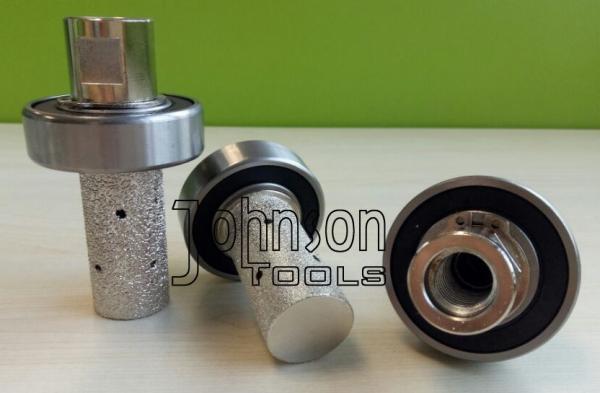25mm Vacuum Brazed Drum Wheels 50mm Height M14 or 5/8-11 Thread