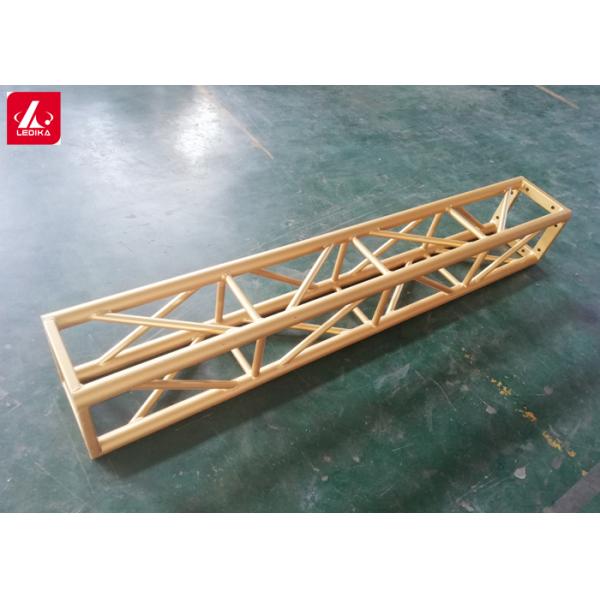 300mm Painting Golden 6082 Aluminum Square Truss For Outdoor Event