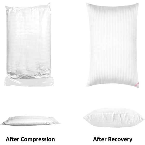 Queen Size Memory Foam Bed Pillows for Side and Back Sleepers 2 Pack Super Soft Pillows