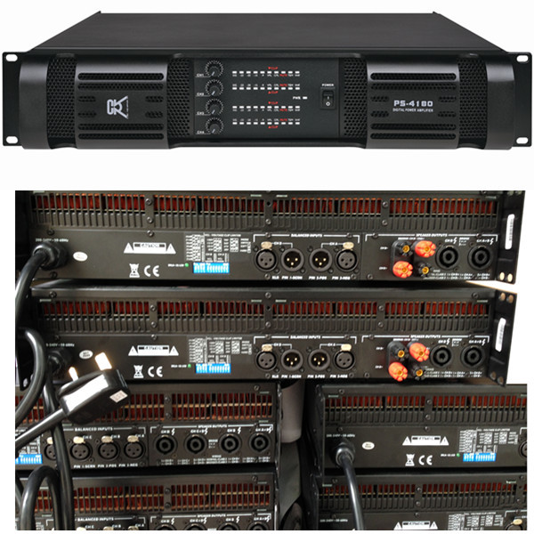 Dj Sound Equipment 1300watt 4- Channel Switching Power Amplifier