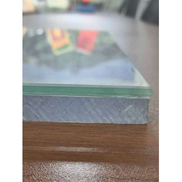 5mm Glass + 1mm Customized Interlayer + 12mm PC Sheet Laminated Composite Glass