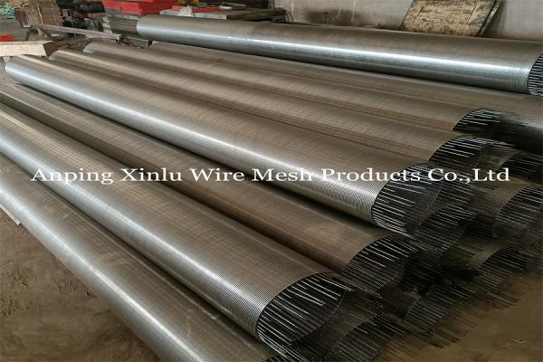 8 5 / 8  Water Well Continuous Slot Screen V Wedge Shaped Metal Material