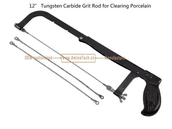 12Tungsten Carbide Grit Rod for Clearing Porcelain,Cutting Tiles