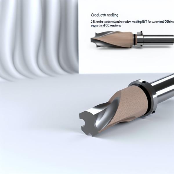 2 Flute Wooden Molding Bit For Customized OBM Support And CNC Machines