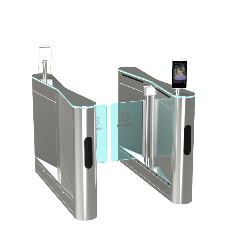Visitor Registration QR Code And Facial Recognition Swing Gate Turnstile