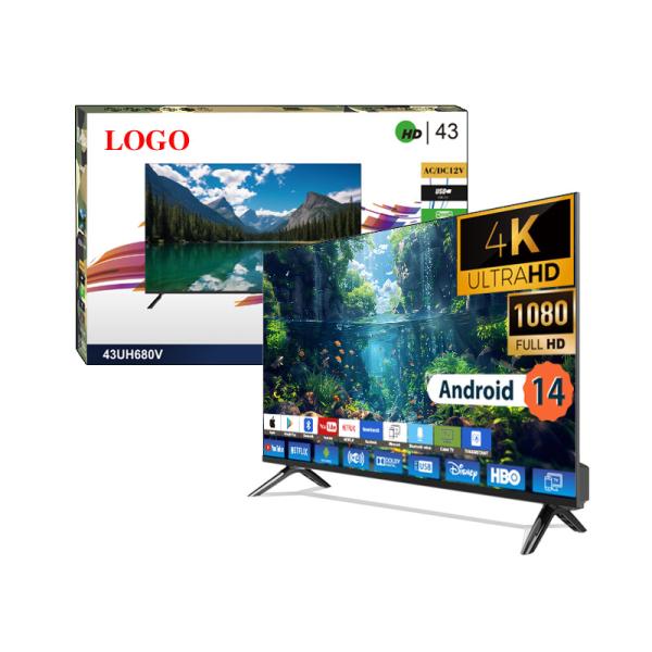 Smart LED TV 32 40 50 55 65 Inch Android FHD UHD 4K 2K WiFi Television