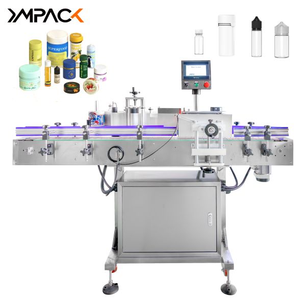 500ml 1000ml Automatic Industrial Bottle Labeling Machine Applicator For Hexagonal Square Cans