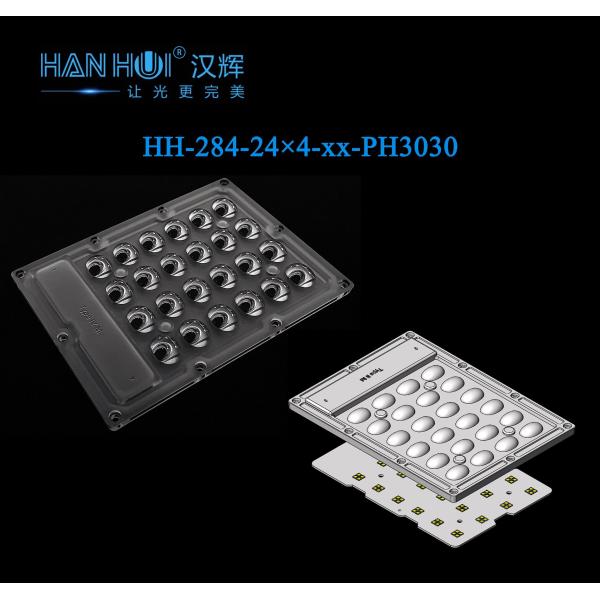 T2M/T3M/T4M Disponible 160×125.49mm Taille 3030LEDs Distribution uniforme Lentilles sans reflet Pour l'éclairage de rue