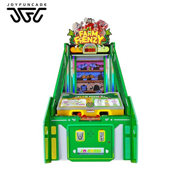 Farm Frenzy Arcade Machine Kids & Family Interactive Carnival Game Animal Themed Interactive Ball Toss Game