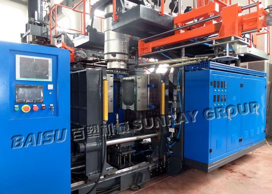 5 Gallon Water Bottle Bottle Molding Machine , 88.5 KW Power Plastic Molder Machine SRB80