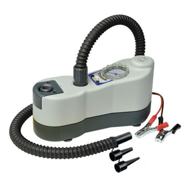Plastic / Alu Material Inflatable Sup Electric Pump , 12v Air Pump For Inflatables