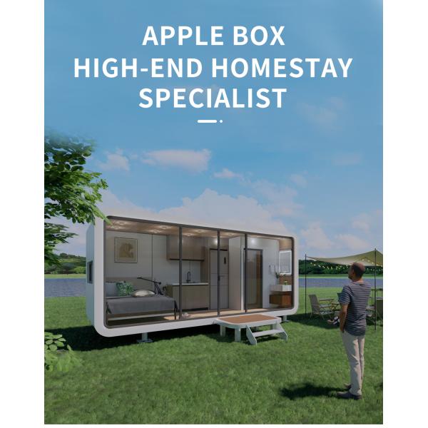Modern Design Container Houses Prefab Tiny Mobile Homes with Fiber Cement Board Floor