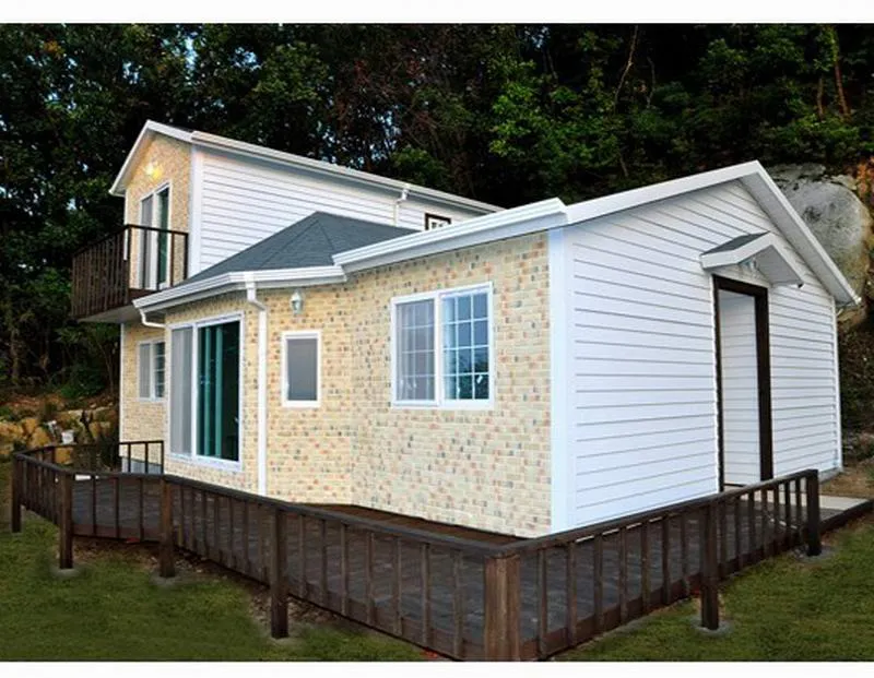 Estructura de acero Casa de contenedores prefabricada Hogar de familia/casas de vacaciones/restaurantes/tiendas comerciales temporales/cafés/estaciones de rescate médico/almacenes de reserva de material/oficinas