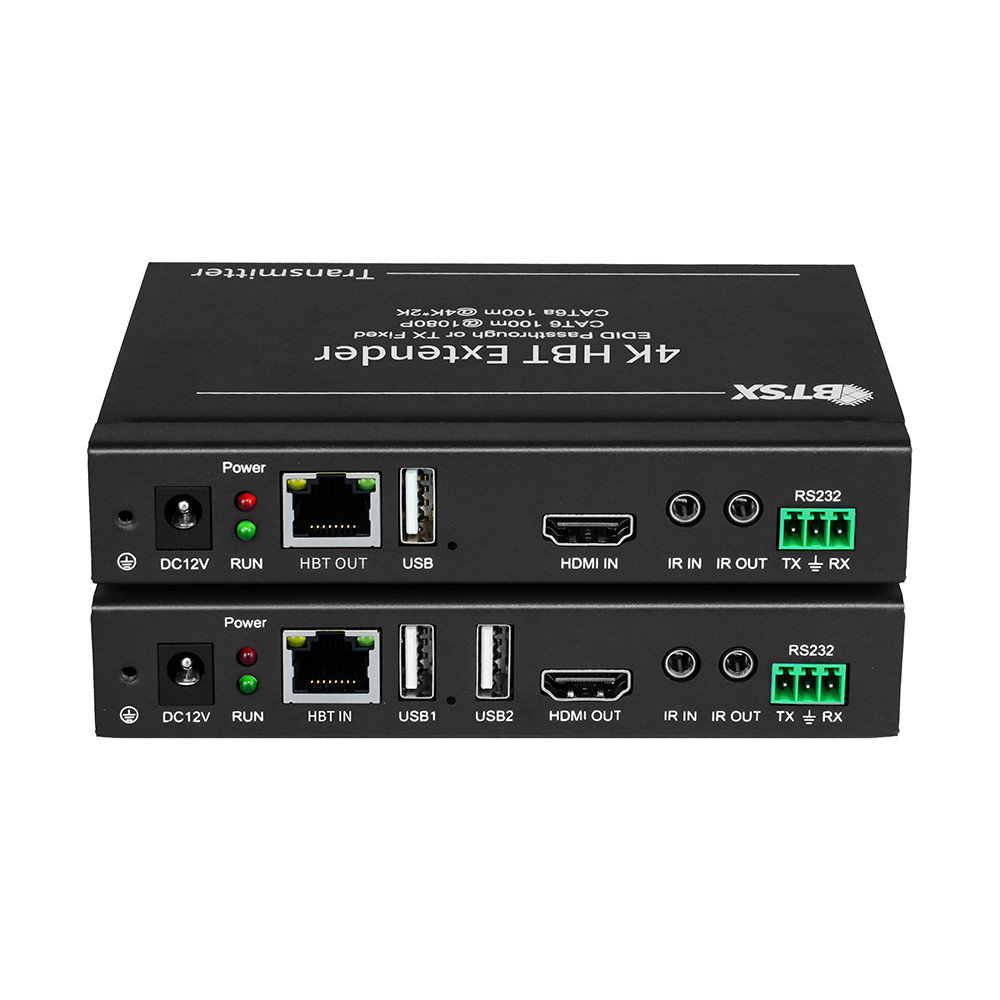 Сетевой порт HDMI Fiber Extender 40m - 120m 4K60 RJ45 Передатчик и приемник