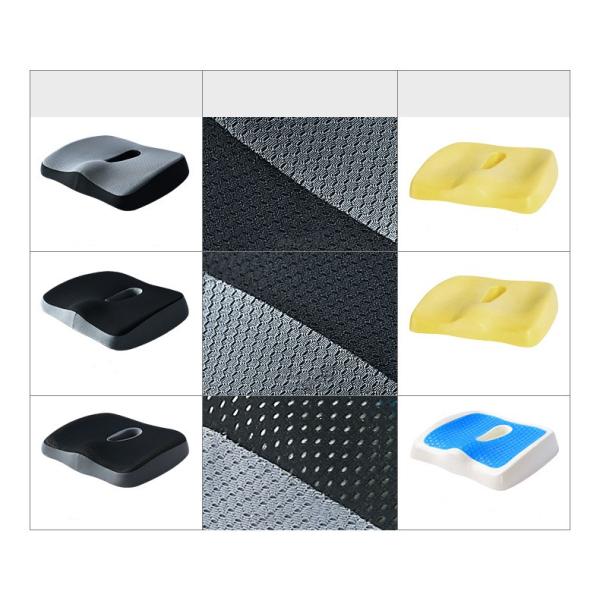 Memory Foam Seat Cushion for Butt Knitted Increase Height Reduce Pressure Breatheable