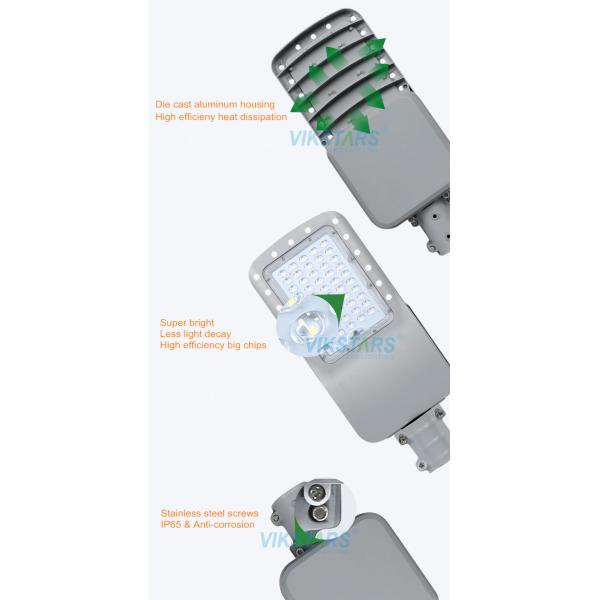 Waterproof 100W IP65 Solar Energy Street Light For School Road Lighting