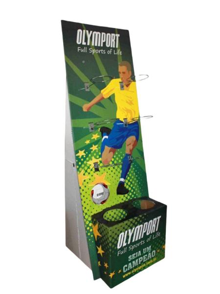 Eco Friendly Cardboard Advertising Standee CMYK Offset Printing Customized