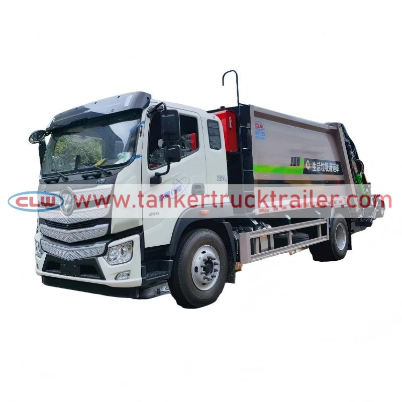 Foton 4x2 14cbm Hydraulic Garbage Collection Compactor Truck