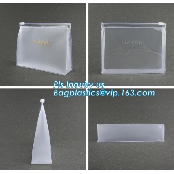 zipper slider bag cosmetic packaging slider bag, make up bag promotional cosmetic bag slider bag, toiletry pouch eva cos