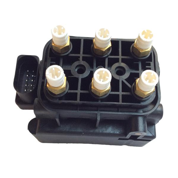 Black Plastic Compressor Air Suspension Valve Block For Audi A6C6 A8 OE# 4F0616013 4Z7616013 4E0616014B
