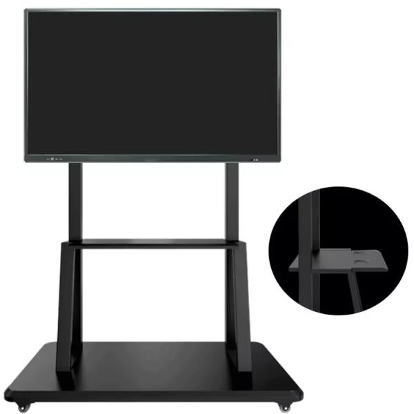 32 40 43 50 55 58 65 75 85 86 98 100 suporte móvel interativo da tevê da placa branca de Smart do tela plano de 110 polegadas com rodas