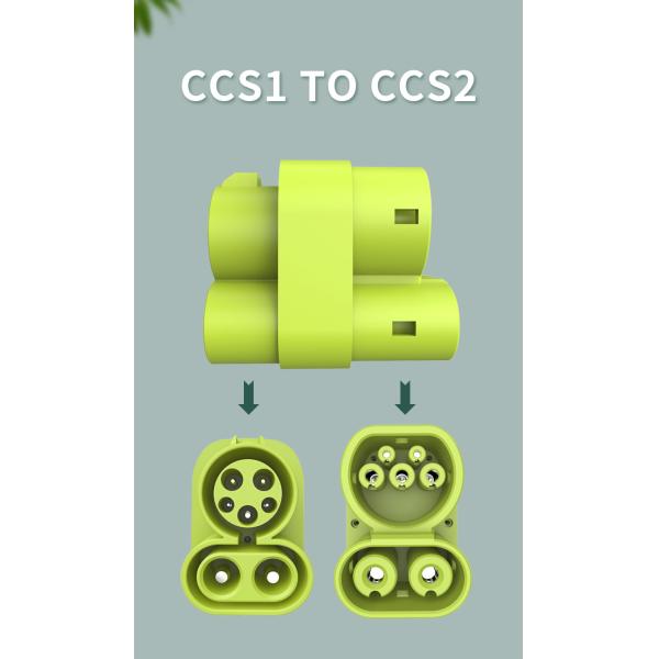 250kw 250A CCS1 to CCS2 EV Connector Fast Charging DC Charging Adapter for Green Energy Electric Vehicle Charging Solutions