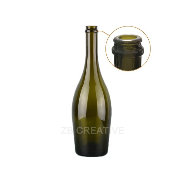 750ml Champagne Glass Bottles Champagne Top For Sparkling Wine 700g 3736P