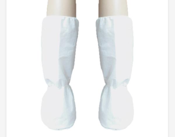 White Non Woven Shoe Cover Dustproof Suitable For Epidemic Prevention