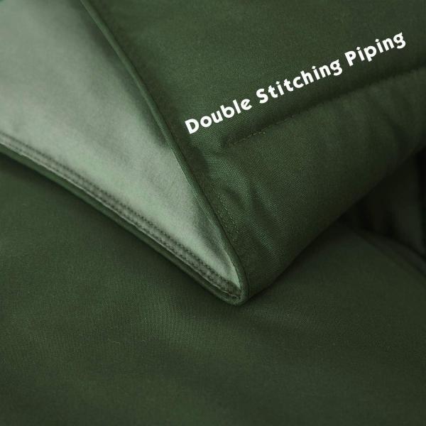 Tumble Dryable Bicolor Soft Microfiber Comforter Reversible Microfiber Quilt Set