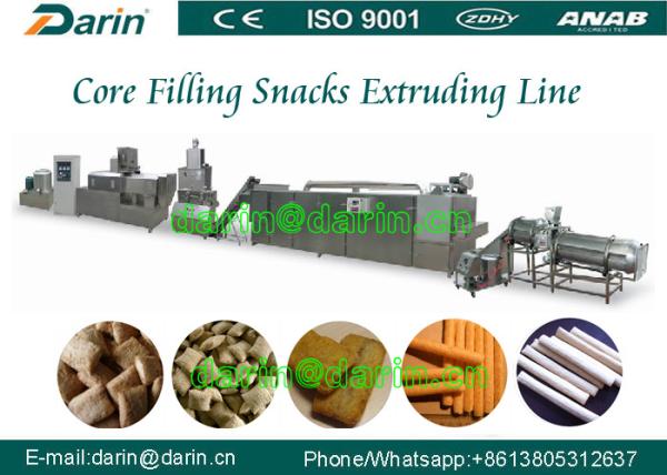 Linha de produção alimentar grande da máquina da extrusora do sopro dos petiscos do milho da capacidade