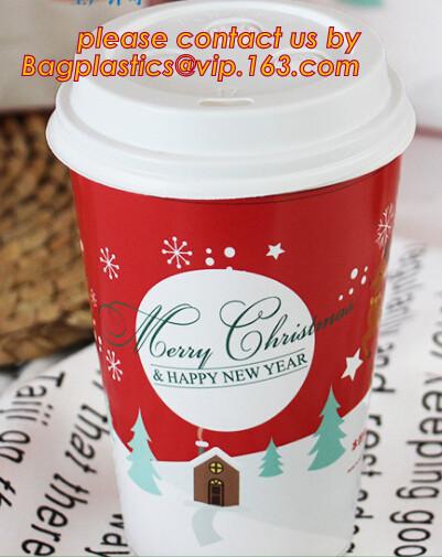 natural coffee cup,printed paper cup,tea cup and saucer, New Style Custome Printed Double Wall Paper Coffee Cups with Li