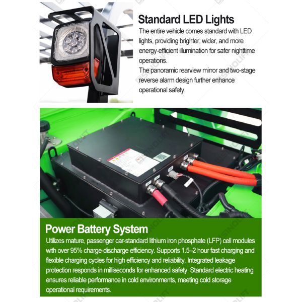 CPD50GE Lithium-Ion Counterbalance Forklift Truck for Industrial Material Handling with Zero Emissions