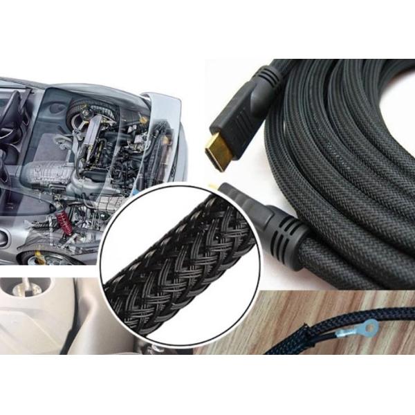 Desgaste que envuelve trenzado eléctrico extensible flexible - resistente para la gestión de cable