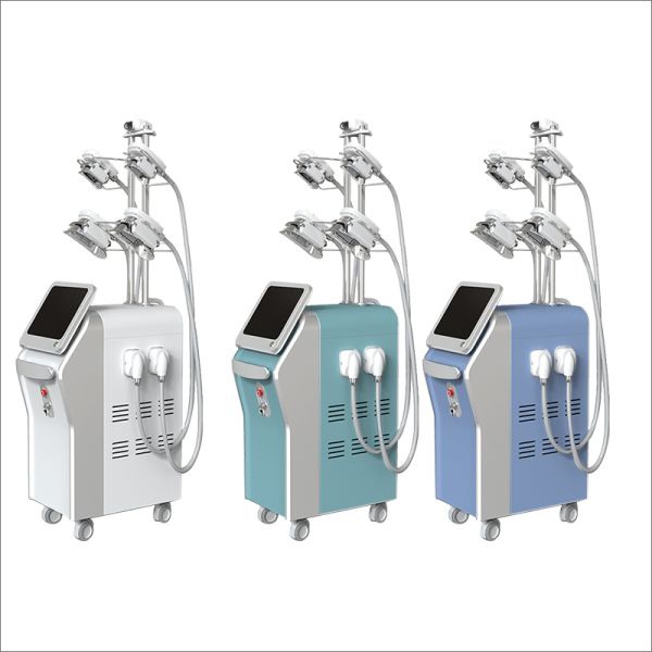 Body Shaping Cryolipolysis Vacuum Machine , 4 Handles Cryolipolysis Fat Freeze Slimming Machine