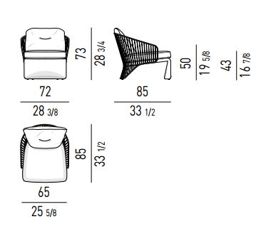 Bedroom Collection Furniture Colette Armchair / Colette Dining Chair By