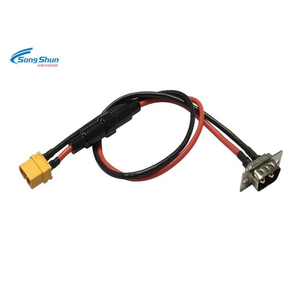 12 Inch 2W2 Male - XT60 Plug Power Connector Cable , 10A Fuse 14awg Power Cable