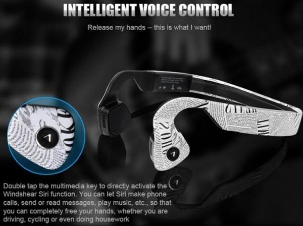 Windshear II wireless chic Intelligent bone conduction Headset BT stereo headphones