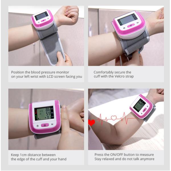 LCD Display Digital Blood Pressure Monitor Clinical Home Sphygmomanometer